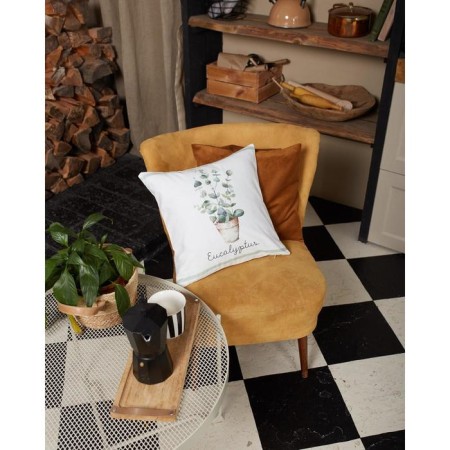 Decorative pillowcase "Ethel" Eucalyptus (type 2), 40x40 cm, 100% cotton-6