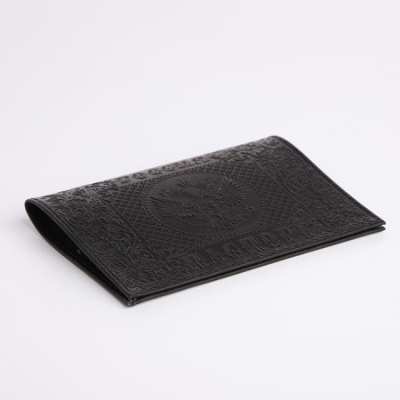 Cover for passport, black color-2