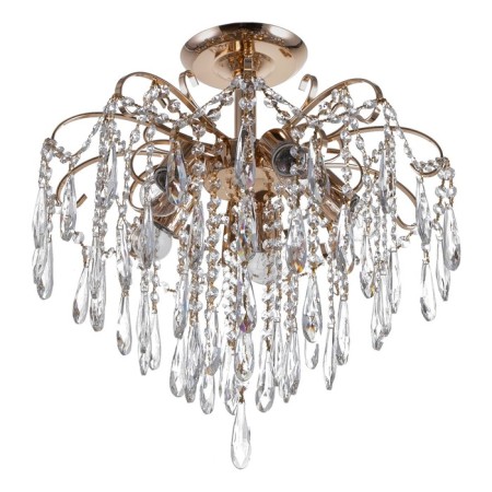 Crystal Crystal Economic light 50102/5FGD WT, 5x40W, E27, 51x45x45 cm, gold color