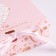 Gift folding box, packaging, “with love”, 16.5 x 12.5 x 5 cm, without tape