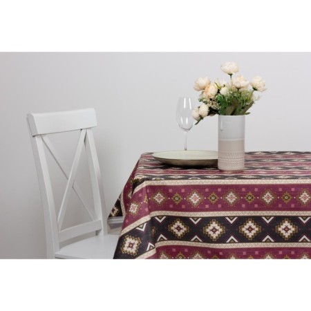 The tableup Meiwa FB-310 AZ Red/BE 122x152 cm is red.-1
