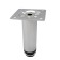 Economy support Furniture adjustable 30x100 (118a), 0.8 mm, chromium color