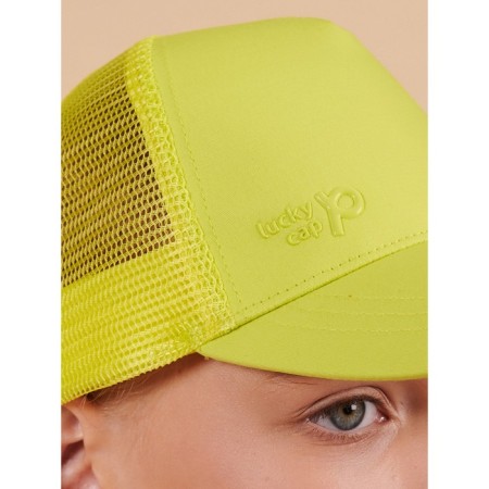 Children's cap, size 51-52, lime color-2