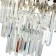 Suspension lamp ST LUCE. SL1232.103.06. Casorta. 6x60 watts, E14, 48x48x62 cm, chromium color