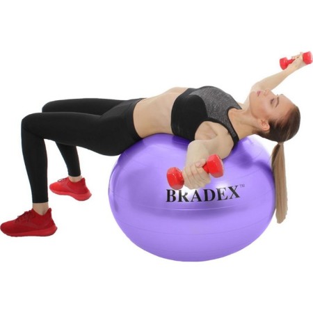 Fitball Bradex "Fitball-65" d = 65 cm, with a pump, purple-5