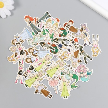 Stickers for "Baby" creativity embossing silver set 48 pcs 9x7x0.8 cm-2