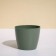 Flower pot, d = 12.5 cm, 1 l, plastic, green sage