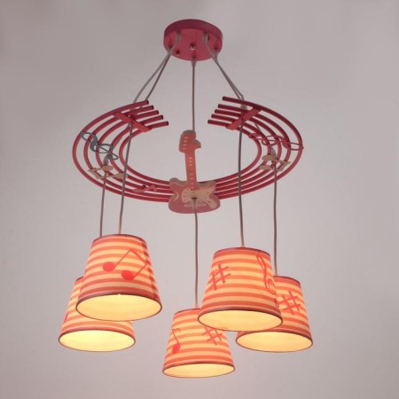 Chandelier 86204/5 E27 40W Pink 59x54x27-107 cm Bayerlux-1