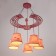 Chandelier 86204/5 E27 40W Pink 59x54x27-107 cm Bayerlux