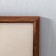 Photo frame wood 30x30 cm walnut (plastic screen)