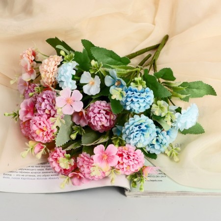 Bouquet "Hydrange Galant Lux" 25 cm, mix-2