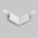 Corner Connector for the Technical Trahnical Trahnical Trahcl-41W, 10x10x5.2 cm, white color.