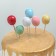 Set of toppers for the Cake "Balls", 6 pcs, color mix