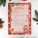 Letter to Santa Claus "Bells" format A4, 100g/m with a color envelope 23x16cm