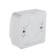 Sino switch BA10-007B, 10 A, 1 key, external, backlight, white color