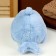 Soft toy "Cat" in a shark costume, 25 cm, blue color