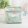 Storage basket with “flamingos” handles, 20.2 × 17 × 13 cm, blue color