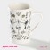 Porcelain share mug "Hummingbird", 380 ml, white color