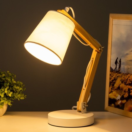 Bend table lamp E14 40W white 22x14x42cm Risalux-1