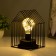 Night -bend "Beti" from batteries 3haa black 13x13x17 cm Risalux