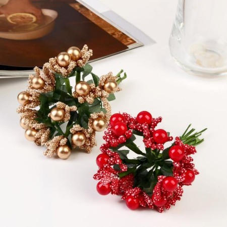 Decor for creativity "Balls in colors" (1 set = 1 bouquet) in a bouquet 12 pcs mix 10x2.5x2.5 cm-2