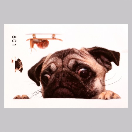 Stick 3D interior dog 30*20cm