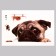 Stick 3D interior dog 30*20cm