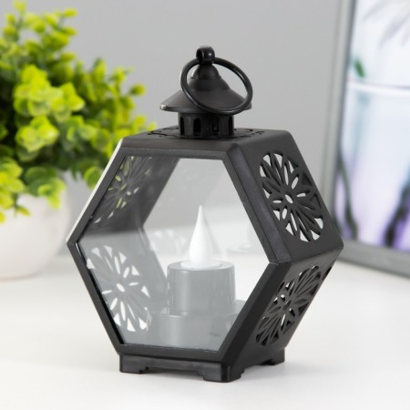 Nightmare "Candle in the HEx" 3HLR1130 Black 6x11x14 cm Risalux