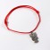 Bracelet-reinforcing “Red thread” Talisman protection, owl amulet, silver color, d = 8 cm