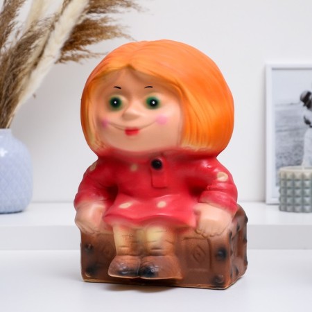 Копилка "Домовой на сундуке" 18х20х29см-1