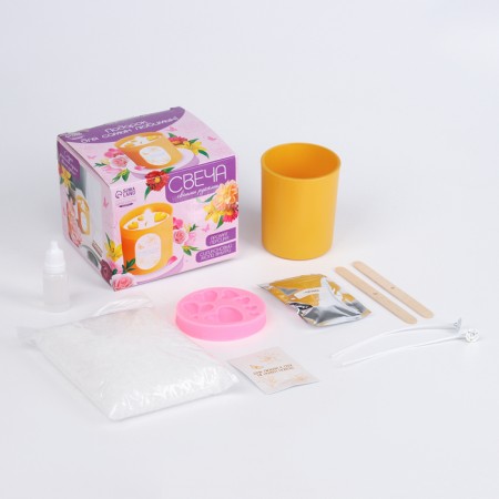 With your own hands. Creation of candles with molding elements, a set for creativity-1