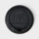 Plastic disposable lid for a glass black, with a valve, d = 9 cm