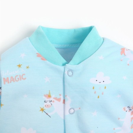 Nursery blouse, blue/unicorn color, height 56 ​​cm-1