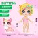 Magnetic game "Baby with a pet", in a box