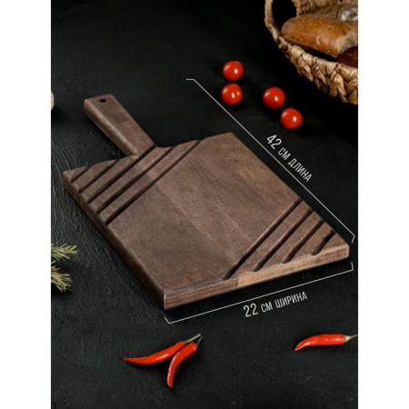 Defense board for filing Wild Kitchen, 42 × 22 × 2.5 cm, Grab Dark-1