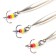 Vertical "Yaman" arrow with a tee, size 40 mm, 2.7 g, color nickel