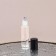 Glass bottle for perfume, with a roller, 10 ml, transparent/black color