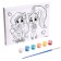 Set for children's creativity Hairdorable, painting canvas, 15 × 20 cm