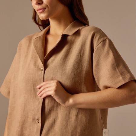 Female suit (shirt and shorts) SL Home p. L, coffee-3