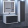 Tumbling under the Uperwood Next sink, 70 cm, white/graphite, 1 box