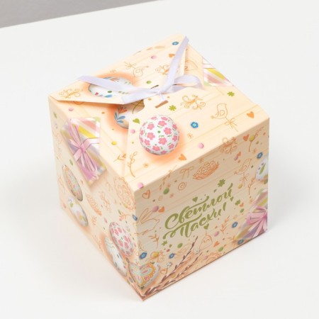 Folding box "Easter", 14 x 14 x 14 cm,-1