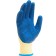 Gloves polyester workers, latex embossed coating, size 8, Sibrtekh