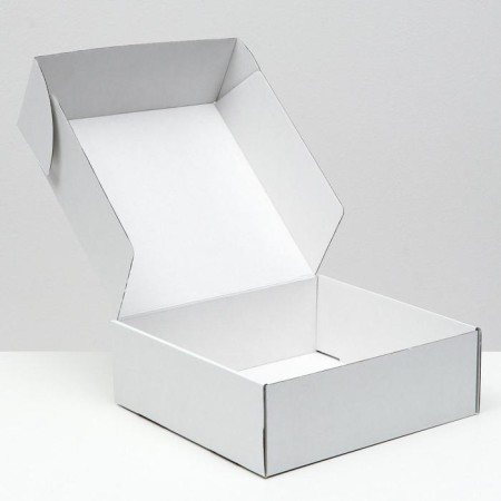 Self -charged box, white, 28 x 27 x 9.5 cm-1