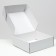 Self -charged box, white, 28 x 27 x 9.5 cm