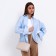 Bag Women's Cross-Bodi with a zipper, beige color