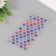 Stickers for creativity plastic "Violet tile" 9.3x20.4 cm