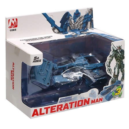 The inertican "cybertank" robot is transformed-7