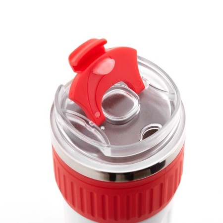 Thermal circle, 400 ml, New Design, retains heat up to 8 hours, red-3