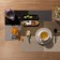 Serving napkin Zapel Frame, dark gray color