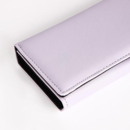 Women's wallet on magnet, lilac color-2